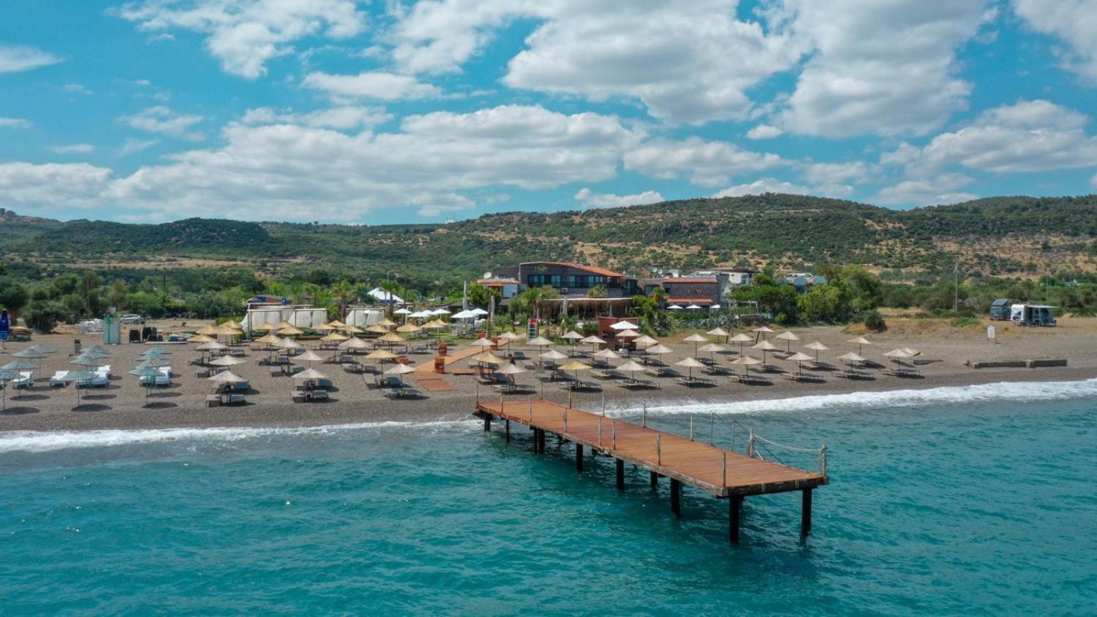 Assos Troy Beach Hotel Exterior foto