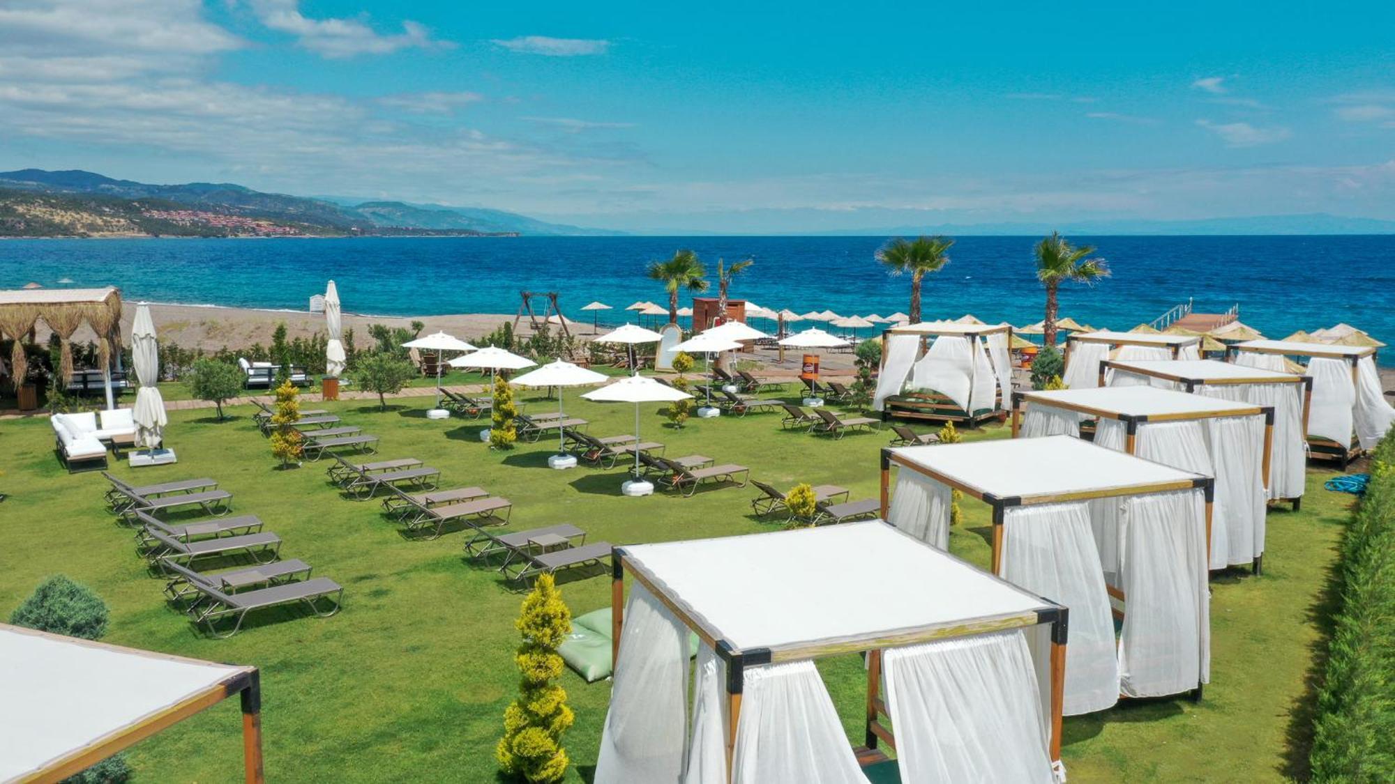 Assos Troy Beach Hotel Exterior foto